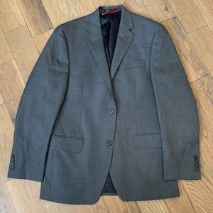 Chaps Ralph Lauren Men’s Grey Slim Fit Blazer Jacket Size 38 R